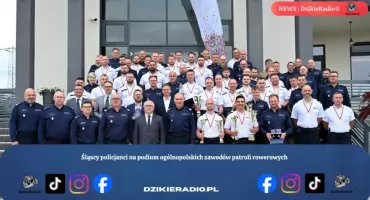 Śląscy policjanci na podium ogólnopolskich zawodów patroli rowerowych
