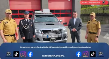 Nowoczesny sprzęt dla strażaków OSP powiatu żywieckiego zwiększa bezpieczeństwo