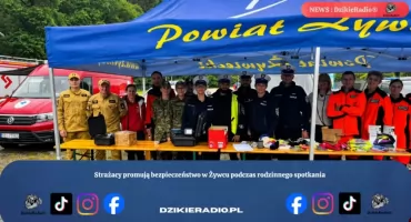Strażacy promują bezpieczeństwo w Żywcu podczas rodzinnego spotkania