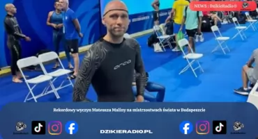 Mateusz Malina ustanawia nowy rekord świata w freedivingu bez płetw