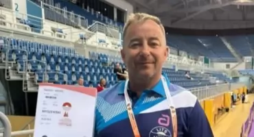 Adrian Myszewski walczy o medale mistrzostw świata w tenisie stołowym w Korei