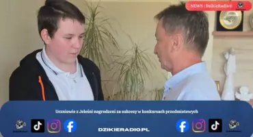 Uczniowie z Jeleśni nagrodzeni za sukcesy w konkursach przedmiotowych