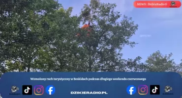 Wzmożony ruch turystyczny w Beskidach podczas długiego weekendu czerwcowego