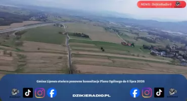 Gmina Lipowa otwiera ponowne konsultacje Planu Ogólnego do 6 lipca 2026