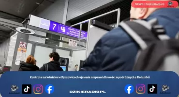 Kontrola na lotnisku w Pyrzowicach ujawnia nieprawidłowości u podróżnych z Kolumbii