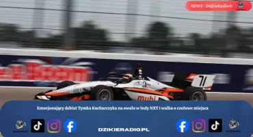 Tymek Kucharczyk debiutuje na owalu w Indy NXT i zdobywa wartościowe punkty