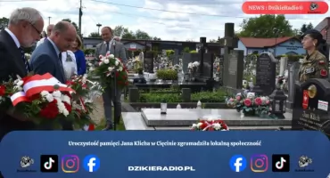 Uroczystość pamięci Jana Klicha w Cięcinie zgromadziła lokalną społeczność