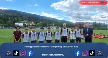 Turniej piłkarski w Koszarawie Cichej z okazji Dnia Dziecka 2026
