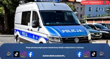 Nieprzytomny mężczyzna odnaleziony dzięki reakcji dzieci w Siennej