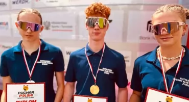 Medalowy sukces zawodników SMS ZSAiO w Żywcu podczas Pucharu Polski w biathlonie w Czarnym Borze