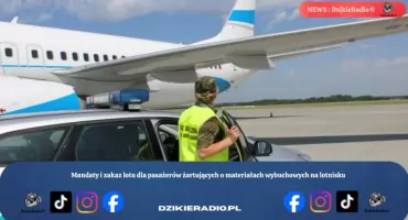 Mandaty i zakaz lotu dla pasażerów żartujących o materiałach wybuchowych na lotnisku