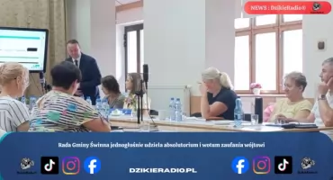 Rada Gminy Świnna jednogłośnie udziela absolutorium i wotum zaufania wójtowi