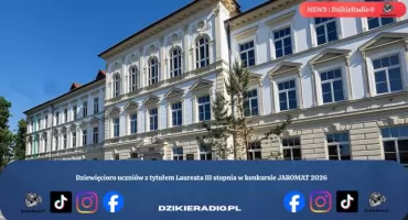 Dziewięcioro uczniów z tytułem Laureata III stopnia w konkursie JAROMAT 2026