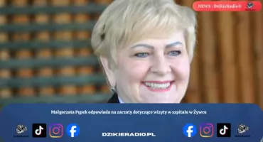 Małgorzata Pępek odpowiada na zarzuty dotyczące wizyty w szpitalu w Żywcu