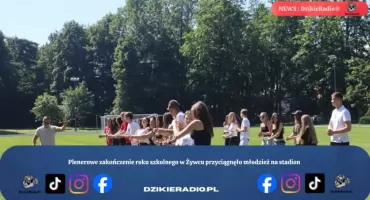 Plenerowe zakończenie roku szkolnego w Żywcu przyciągnęło młodzież na stadion