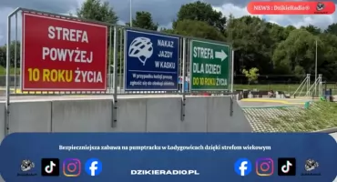 Bezpieczniejsza zabawa na pumptracku w Łodygowicach dzięki strefom wiekowym