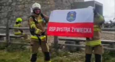Blisko 2000 strażaków zdobyło Śnieżnik promując honorowe dawstwo szpiku
