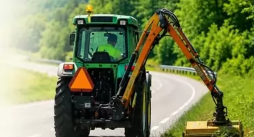 Gmina Rajcza intensyfikuje utrzymanie poboczy przy drogach gminnych i powiatowych
