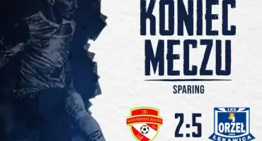 Orzeł Łękawica zwycięża w sparingu z Żarem Międzybrodzie Bialskie przed startem sezonu.